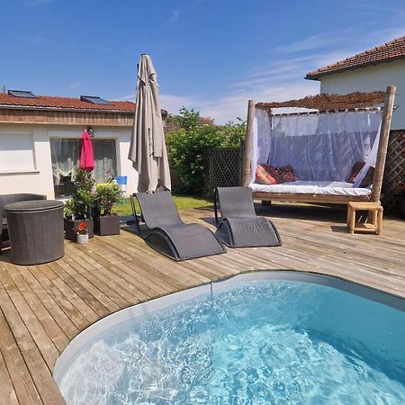 La Serenite Balinaise, Chambre Et Sdb Privee, Jardin , Piscine Et Jacuzzi En Saison, Pres De Chantilly, Parc Asterix Et Cdg Et Paris En 20' Orry-La-Ville Dış mekan fotoğraf