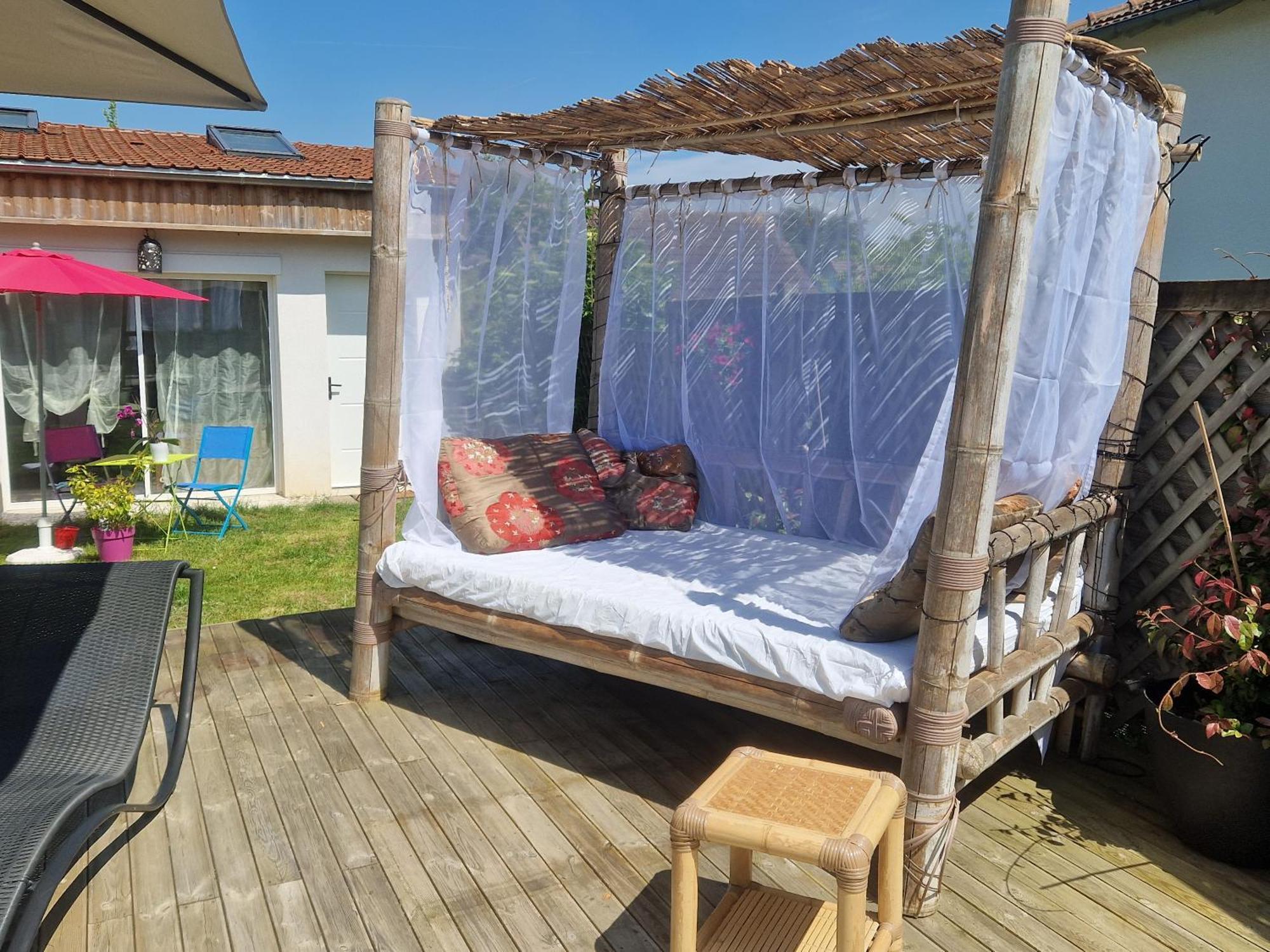 La Serenite Balinaise, Chambre Et Sdb Privee, Jardin , Piscine Et Jacuzzi En Saison, Pres De Chantilly, Parc Asterix Et Cdg Et Paris En 20' Orry-La-Ville Dış mekan fotoğraf