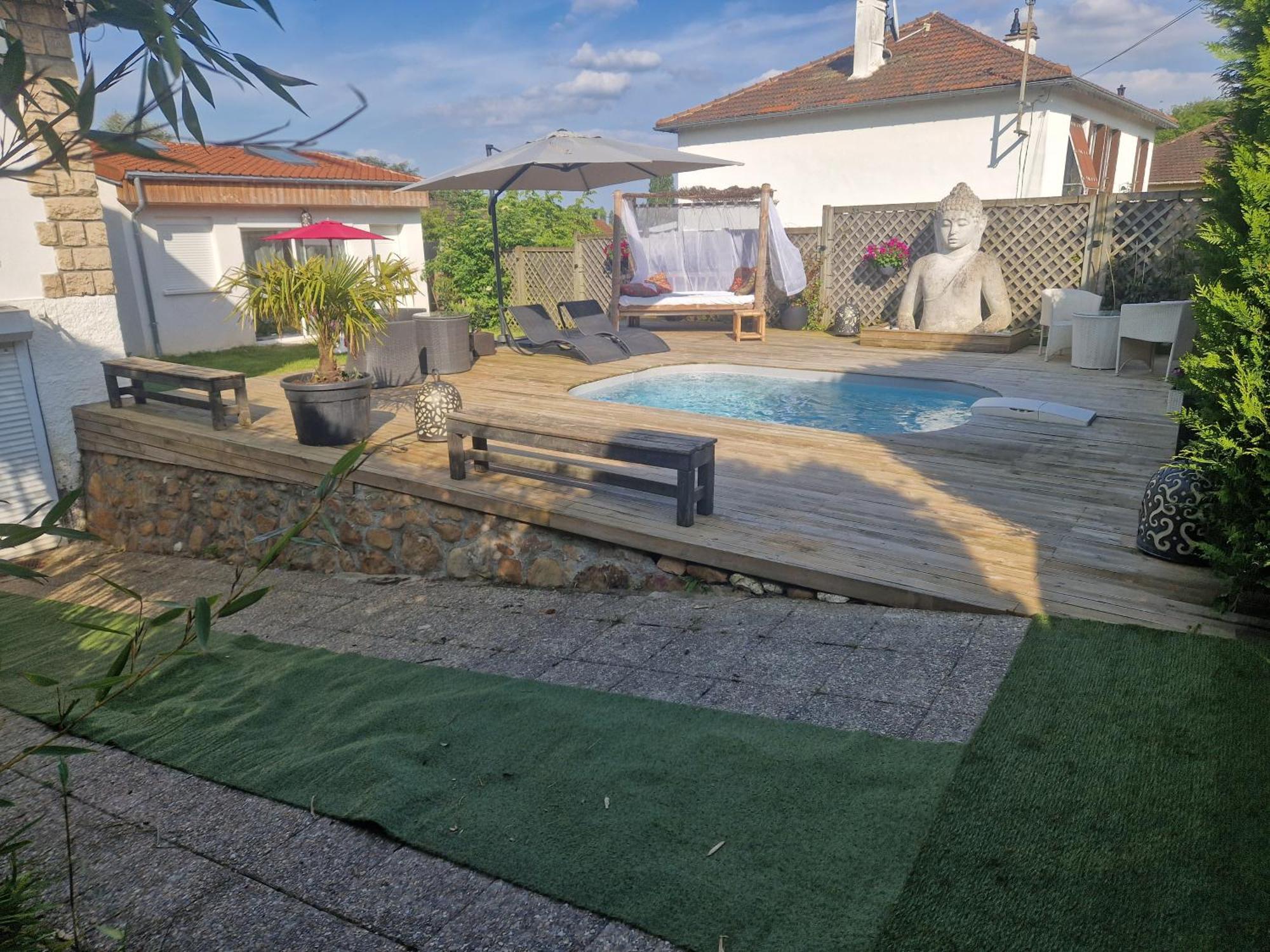 La Serenite Balinaise, Chambre Et Sdb Privee, Jardin , Piscine Et Jacuzzi En Saison, Pres De Chantilly, Parc Asterix Et Cdg Et Paris En 20' Orry-La-Ville Dış mekan fotoğraf